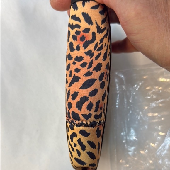 Java Sok Leopard Print Cold Beverage Sleeve, Large 30-32 oz cups, BNWT - Picture 6 of 8